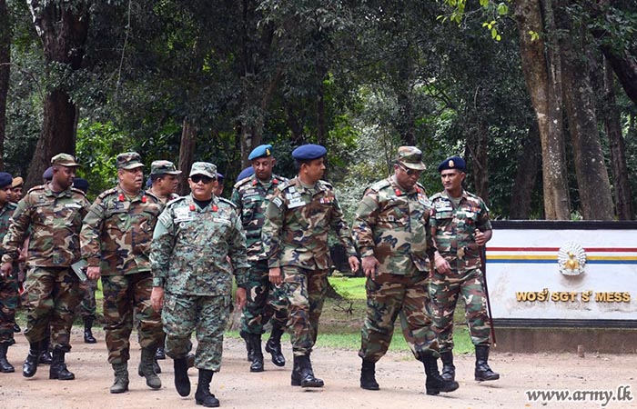 59 පාබල සේනාංකයේ සේනාංකාධිපති 14 (ස්වෙච්ඡා) ගැමුණු හේවා බළකායේ නිල සංචාරයක