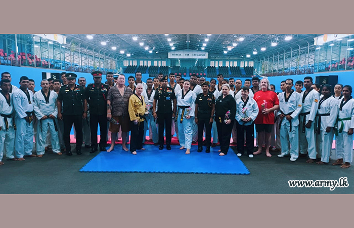 Renowned Taekwondo Instructors from England Share Their Expertise with Sri Lanka Army players