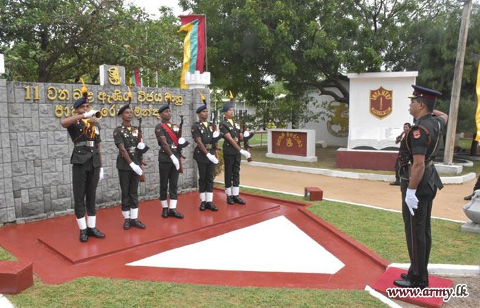 11 විජයබාහු පාබල රෙජිමේන්තුවේ 17 වන සංවත්සර දිනය අභිමානවත් අයුරින් සැමරේ