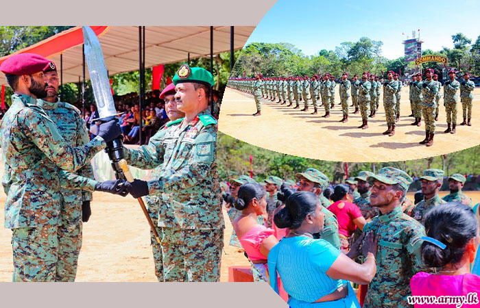 Commando Course 51 E, F & G Passing-out Parade at CRTS Kudaoya