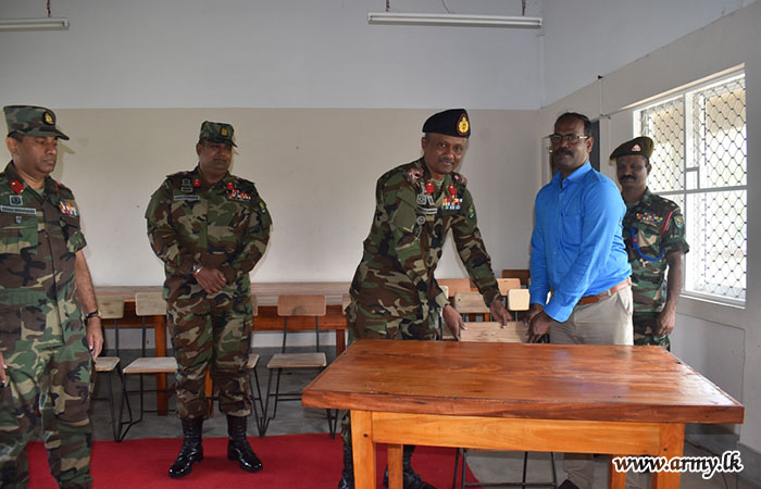 68 Infantry Division Donates Furniture to Anandapuram Government Tamil Mix School