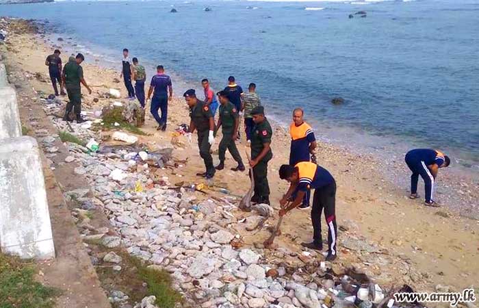 521 Brigade Troops Clear the Point Pedro Beach Patch