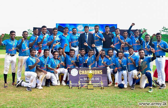 ‘ජාතික බේස්බෝල් ශූරතාවලිය - 2024’ ජය යුද්ධ හමුදාවට