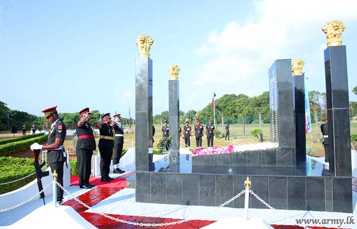 ඉන්දියානු ජනරජ දිනයට සමගාමීව යාපනය ප්‍රදේශයේදී දිවිපිදූ ඉන්දීය සාමසාධක රණවිරුවන් අනුස්මරණය කෙරේ