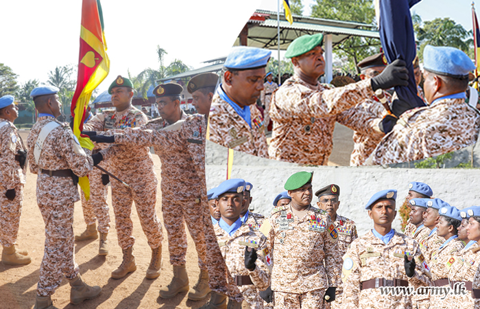 SRIMED’s 10th Contingent Salutes Chief of Staff before Departure for UN Peace-Keeping Mission in South Sudan