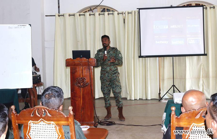 583 Brigade Troops Educated on Online Betting and Money Scams