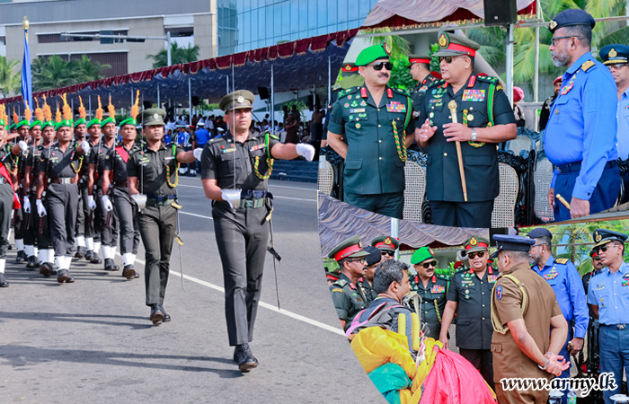 Commander of the Army Inspects Parade Rehearsal of 76th Independence Day Celebrations