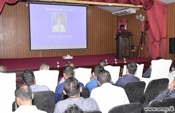 1 Corps Officers Educated on Current Affairs