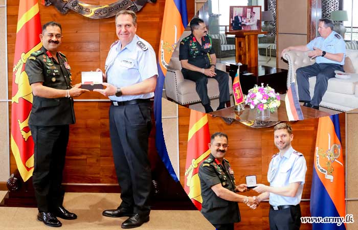 Newly Appointed Defence Attaché of the Embassy of German Call on Army Chief