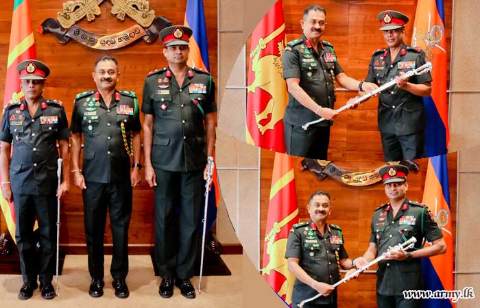 Newly-Promoted Major Generals Receive Symbols of Authority from Army Chief