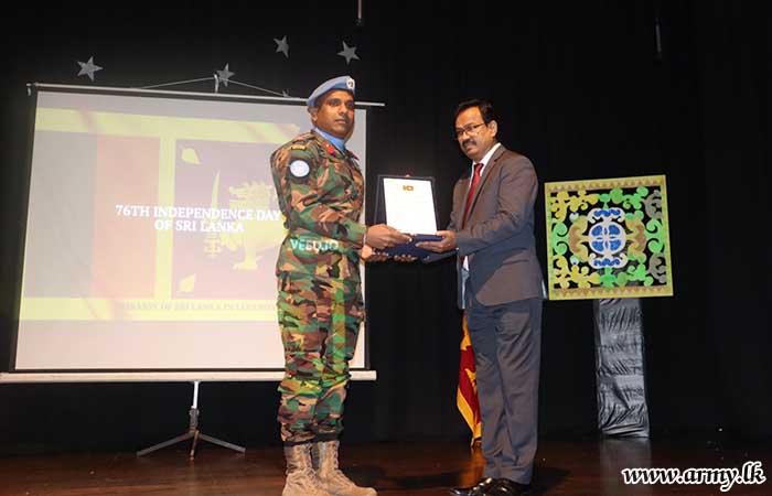 Troops of 14th SLFPC Contingent Celebrate 76th National Independence Day in Beirut, Lebanon