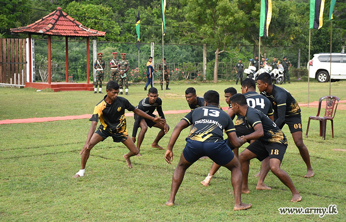 ‘ශ්‍රී ලංකා සිංහ රෙජිමේන්තු අන්තර් බලඇණි කබඩි තරඟාවලිය - 2024’ හි ජය 16 ශ්‍රී ලංකා සිංහ රෙජිමේන්තුවට