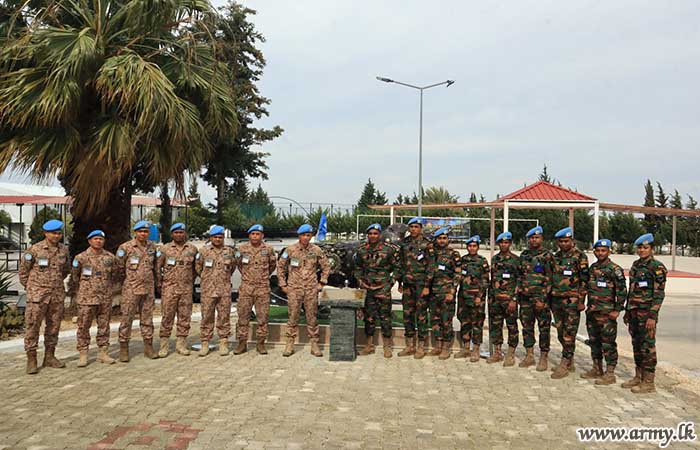 Sri Lanka Force Protection Unit Commander Visits Malaysian Peacekeeping Battalion in Tyre