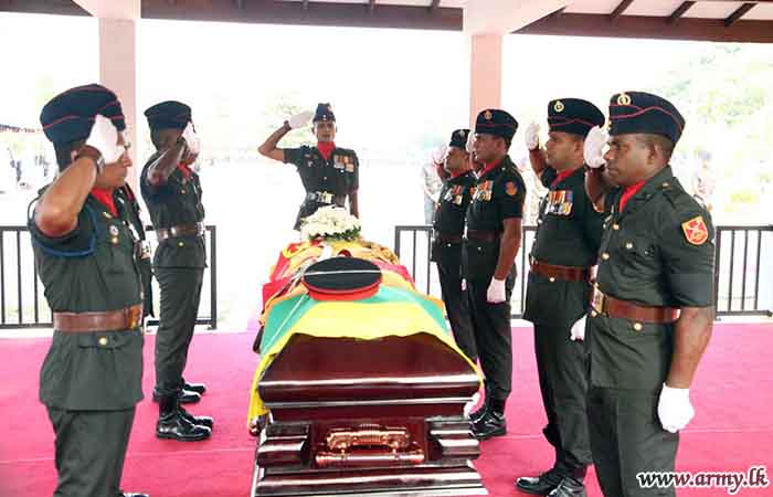 Military Funeral Held for Late Major General D.S.K. Wijesooriya (Rtd)