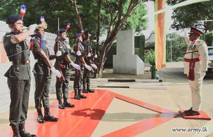 213 පාබල බලසේනාවේ 27 වන සංවත්සර දිනය අභිමානවත් අයුරින් සැමරේ
