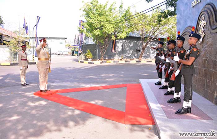 SLEME Regiment Honours Newly Promoted Major General T.A. Peiris