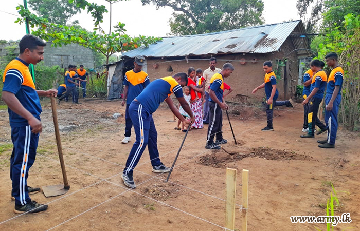 20 SLSR Builds New Home for Underprivileged Family in Katharagama