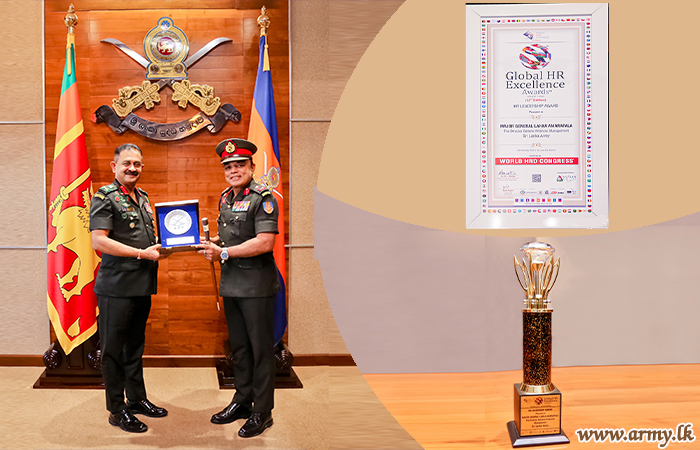 Army Chief Commends Senior Officer's Continued Excellence in HR Leadership