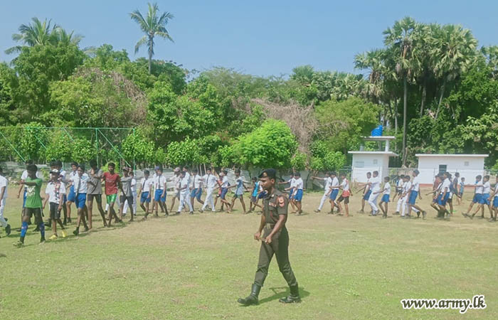 11 VIR Conducts Pre-Sports Meet Drill Training for American Mission Boys’ College, Uduppiddi