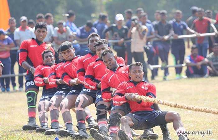 Sri Lanka Army Holds 56th Inter Regiment Tug of War Competition