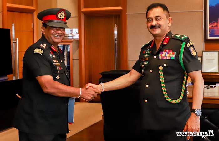 Newly Appointed Chairman of Ranaviru Seva Authority Meets Army Chief