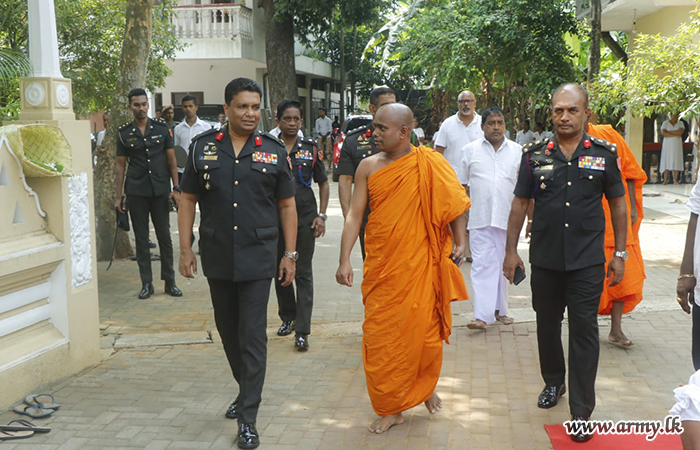 Commander, SF-West Lays Foundation Stone for New Hermitage at Sri Jayathilakarama Viharaya