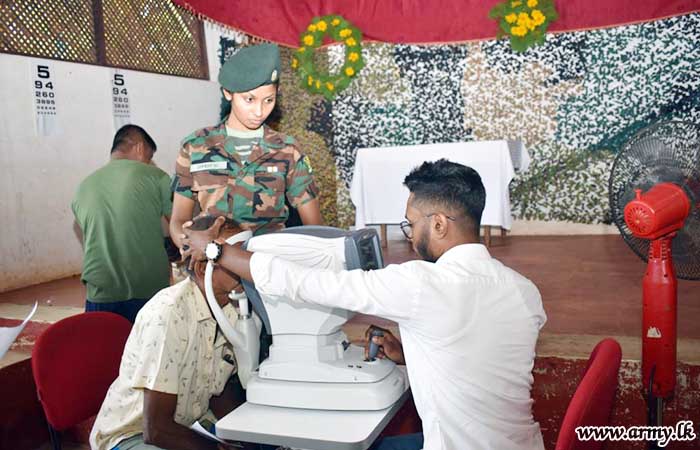 56 Infantry Division Continues Medical Camps for Vision Impaired People in Nandimithragama