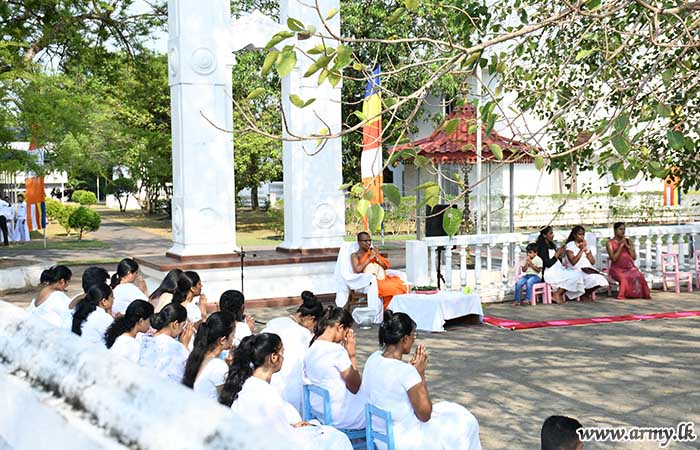 CES - SVB Organizes Bodhipooja Program for Soldiers' Spouses