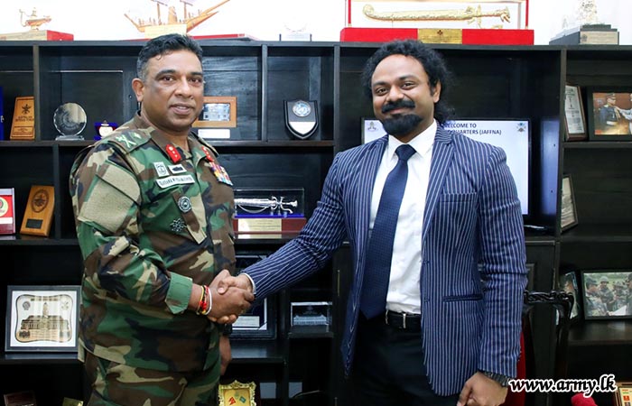 Consulate General of India in Jaffna Pays Courtesy Call on Commander Security Forces - Jaffna