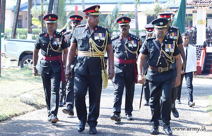 Deputy Commandant of SLAVF Visits the 1st Battalion of Army Pioneer Corps