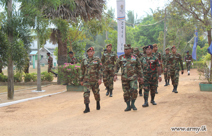 ශ්‍රී ලංකා පාබල හමුදාවේ රෙජිමේන්තු අධිපතිතුමන් ඒකක සංචාරයක නිරතවෙයි