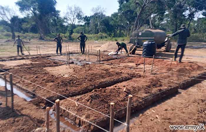 Cornerstone Laid for One More New House for another Needy Family