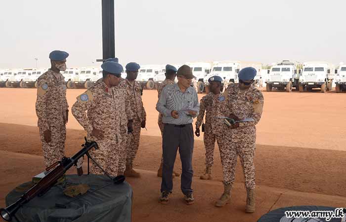 Contingent Own Equipment (COE) Inspection Held at Gao Super Camp in Mali