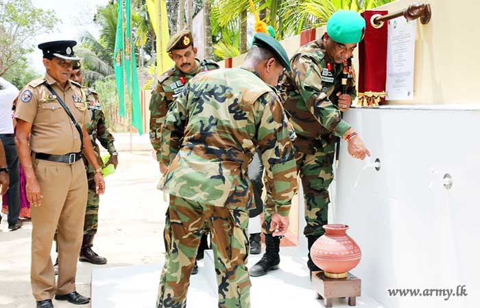 Troops of SF - Jaffna Inaugurates Water Project, New Home for Family