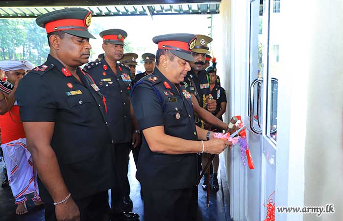 இராணுவத் தொண்டர் படையணியில் அதிகாரவாணையற்ற அதிகாரிகள் மற்றும் சார்ஜன் உணவகம் திறப்பு 