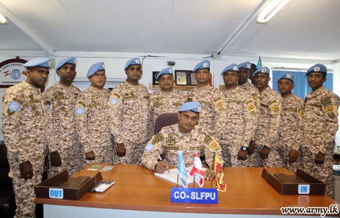 Contingent Commander of 15th Sri Lanka Force Protection Company in UNIFIL Assumes Duties
