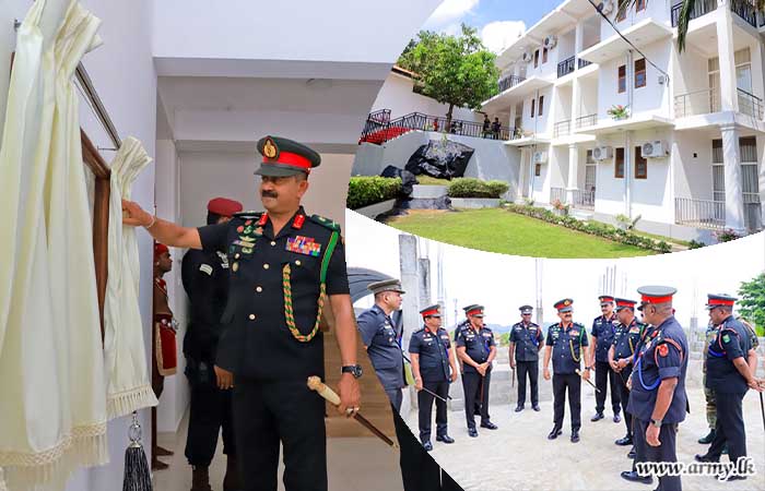 Army Chief Inaugurates Officers' Accommodation Complex at SLNG