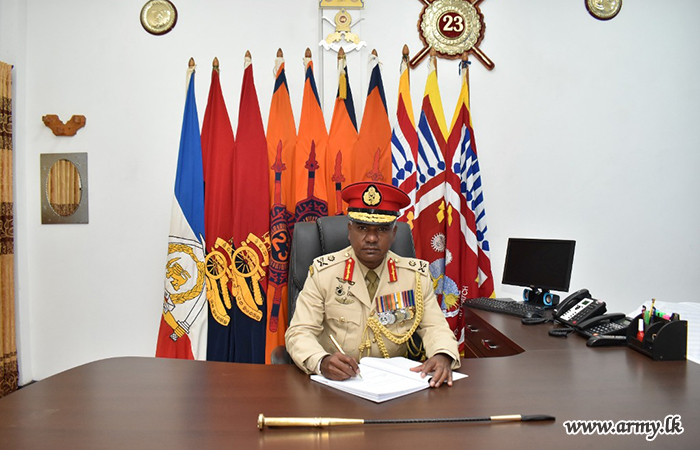 New 23 Division GOC Assumes Office