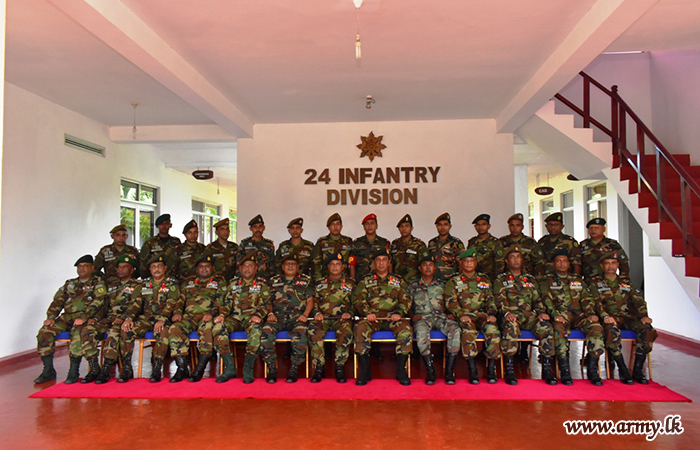 Commander, Security Forces – East Visits 24 Division