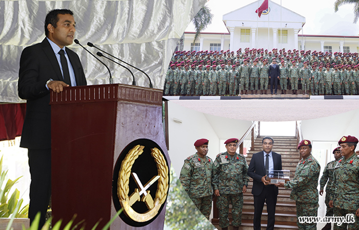State Minister of Defence Visits Commando Regiment