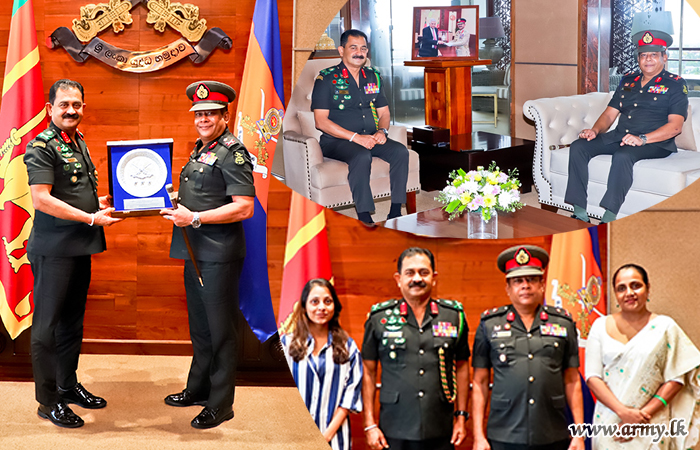 විශ්‍රාම දිවියට පා තබන මේජර් ජෙනරල් එම්.කේ ජයවර්ධන ආර්එස්පී වීඑස්වී යූඑස්පී එන්ඩීයූ  ගේ සේවය යුද්ධ හමුදාධිපතිතුමන්ගේ පැසසුමට