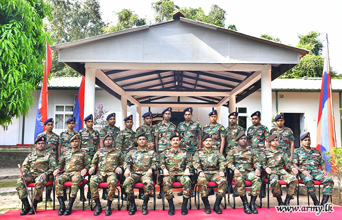 ශ්‍රී ලංකා යුද්ධ හමුදා යුධෝපකරණ බලකායේ බලකාධිපතිතුමන් යුද්ධ හමුදා යුධෝපකරණ බලකා ඒකකයන්හි නිල සංචාරයක