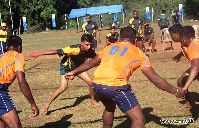 56 පාබල සේනාංකයේ මූලිකත්වයෙන් පවත්වනු ලැබූ  අන්තර් ඒකක කබඩි තරගාවලිය සාර්ථකව අවසන්