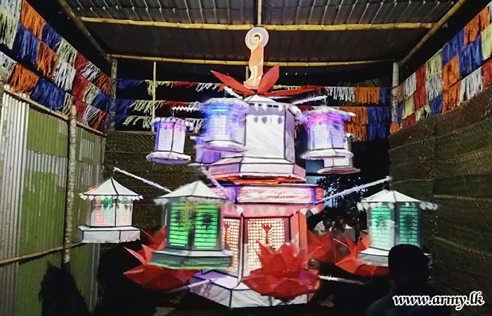 241 Brigade Organises Vesak Lantern Festival  