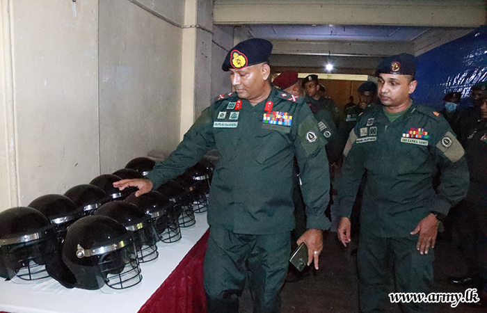 58 පාබල සේනාංකයේ සේනාංකාධිපතිතුමන් සිය බලප්‍රදේශයේ සංචාරයක