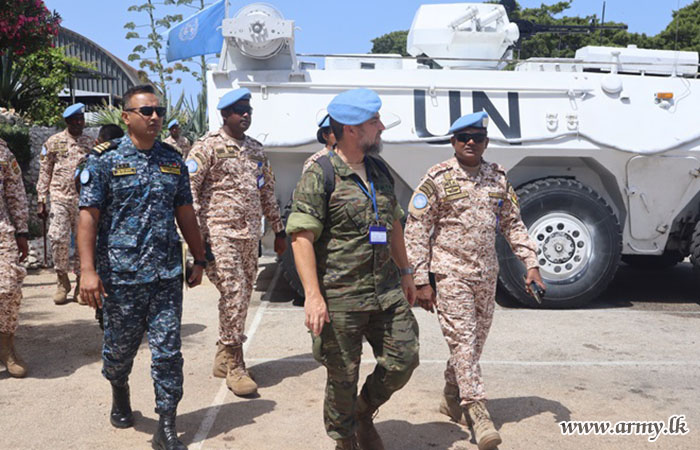 UN Officials Inspect COE of 15th SLFPC