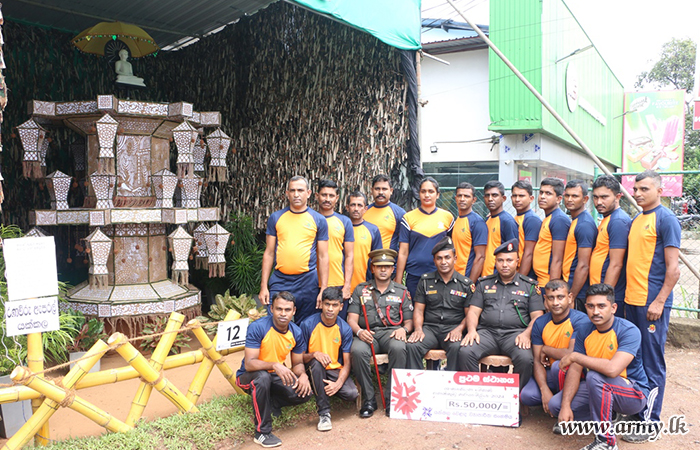 යක්කල සහ අලව්ව රණවිරු ඇපරල්හි  භටපිරිස් වෙසක් උත්සවය සමරයි