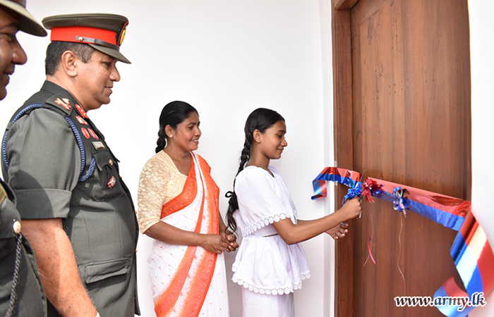 Troops of 7 SLA Build a House for a Needy Family