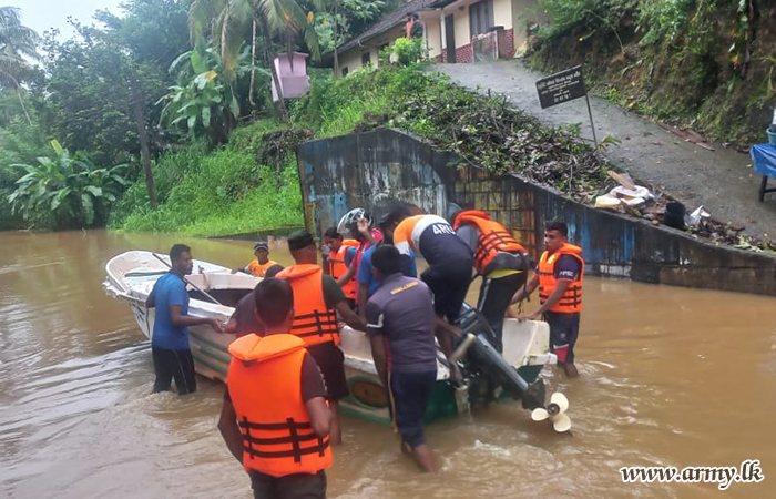 Flood Relief & Rescue Operations of Army Troops in Full Swing