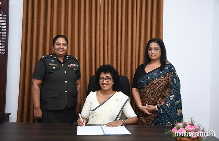 ඉංජිනේරු සේවා බලකා සේවා වනිතා ශාඛාවේ නව සභාපතිනිය ලෙස උදිතා පෙරේරා මහත්මිය රාජකාරි අරඹයි